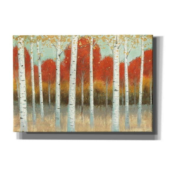 Epic Graffiti 'Fall Promenade I' by James Wiens, Canvas Wall Art, 26"x18"