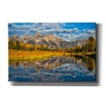 thumbnail image 1 of Epic Graffiti 'Fall Reflection in the Tetons - Grand Teton National Park' by Darren White, Giclee Canvas Wall Art, 60"x40", 1 of 8
