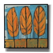 Epic Graffiti 'Fall Trees' by Tim Nyberg, Canvas Wall Art, 18"x18"