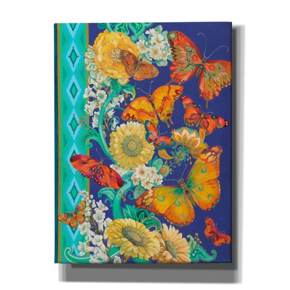 Epic Graffiti 'Fancy Flight' by David Galchutt, Canvas Wall Art, 40"x54"