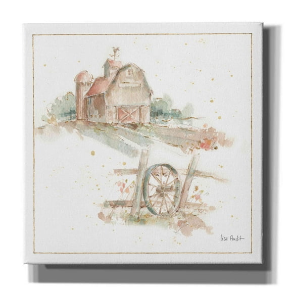 Epic Graffiti 'Farm Friends XV' by Lisa Audit, Canvas Wall Art, 37"x37"