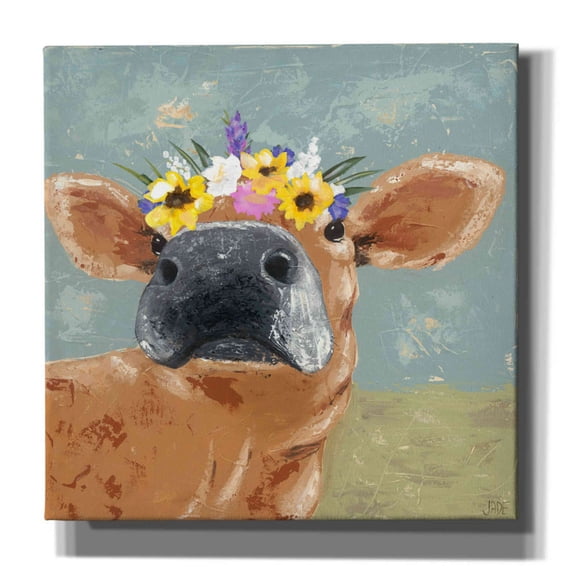 Epic Graffiti 'Farm Fun II' by Jade Reynolds, Canvas Wall Art, 26"x26"
