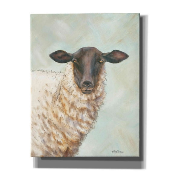 Epic Graffiti 'Farm Sheep' by Pam Britton, Canvas Wall Art, 26"x34"