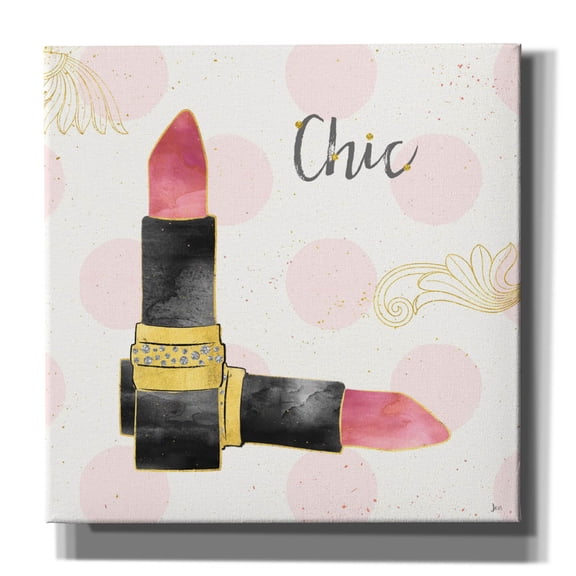 Epic Graffiti 'Fashion Blooms III Black' by Jess Aiken, Canvas Wall Art, 18"x18"