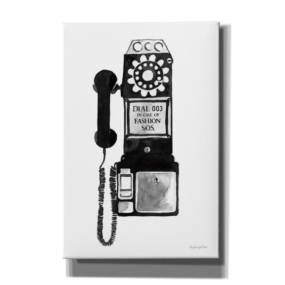 Epic Graffiti 'Fashion Sos'  by Mercedes Lopez Charro Canvas Wall Art, 12" x 18"