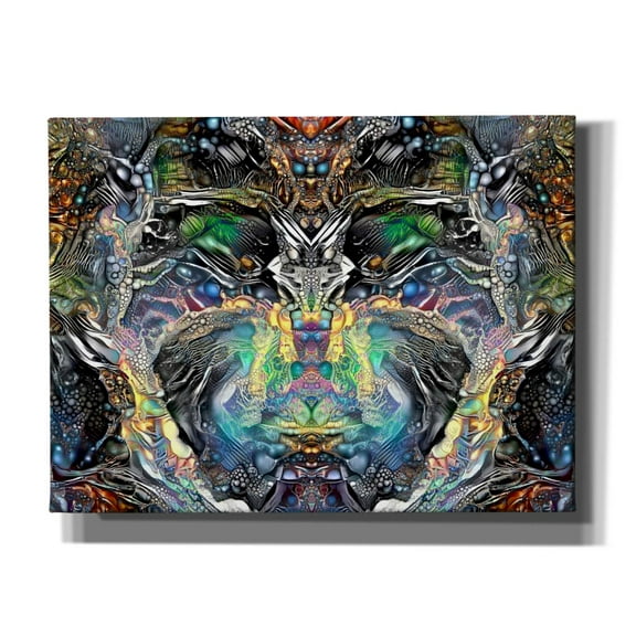 Epic Graffiti 'Fetish' by Pedro Gavidia, Canvas Wall Art, 16"x12"