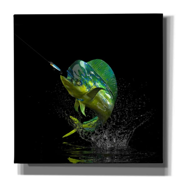 Epic Graffiti 'Fisherman's Dream' by Epic Portfolio, Giclee Canvas Wall Art, 37"x37"