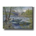 thumbnail image 1 of Epic Graffiti 'Fishing In Spring, The Pont De Clichy' by Vincent Van Gogh, Giclee Canvas Wall Art, 54"x40", 1 of 8