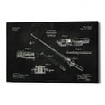 thumbnail image 1 of Epic Graffiti  "Fishing Tackle Blueprint Patent Chalkboard" Giclee Canvas Wall Art, 12" x 18" 18" x 26", 1 of 2