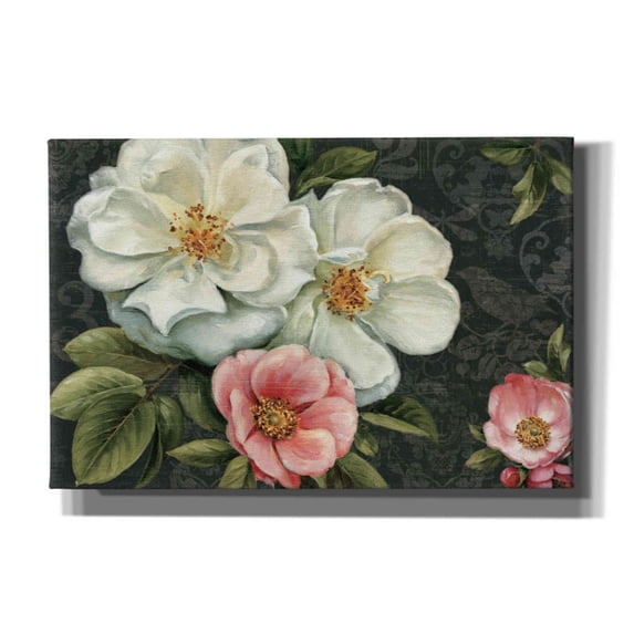 Epic Graffiti 'Floral Damask I' by Lisa Audit, Canvas Wall Art, 18"x12"
