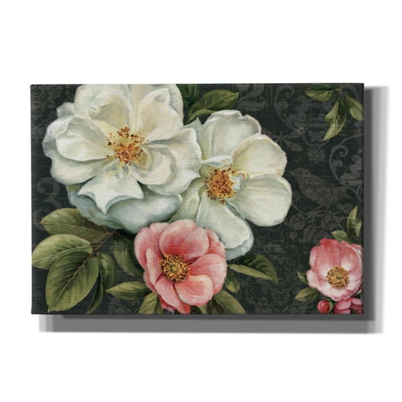 Epic Graffiti 'Floral Damask I' by Lisa Audit, Canvas Wall Art, 26"x18"