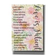 thumbnail image 1 of Epic Graffiti 'Floral Love is Patient' by Cindy Jacobs, Canvas Wall Art, 18"x26", 1 of 2