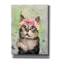 thumbnail image 1 of Epic Graffiti 'Flower Crown Tabby Cat 4' by Furbaby Affiliates, Canvas Wall Art, 12"x16", 1 of 8