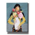 thumbnail image 1 of Epic Graffiti 'Flower Vase Girl II' by Grace Popp, Canvas Wall Glass, 40"x54", 1 of 2