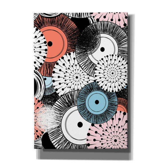 Epic Graffiti 'Flowers and Design' by GraphINC, Giclee Canvas Wall Art, 18"x26"