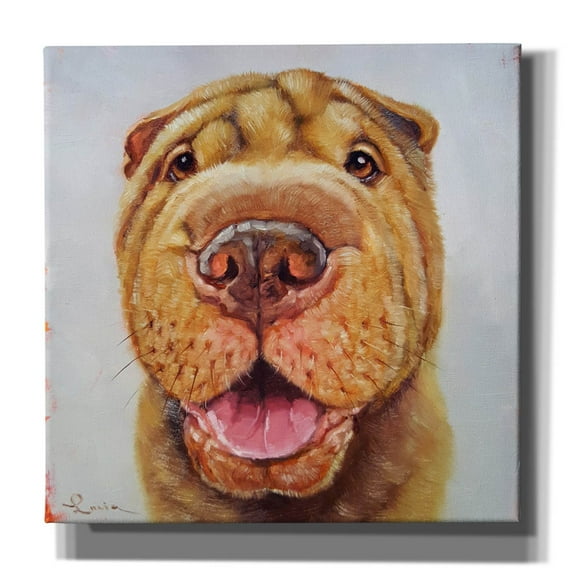 Epic Graffiti 'Follow Your Nose 6' by Lucia Heffernan, Canvas Wall Art, 37"x37"