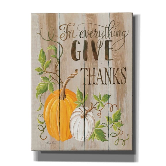 Epic Graffiti 'For Everything Give Thanks' by Cindy Jacobs, Canvas Wall Art, 40"x54"