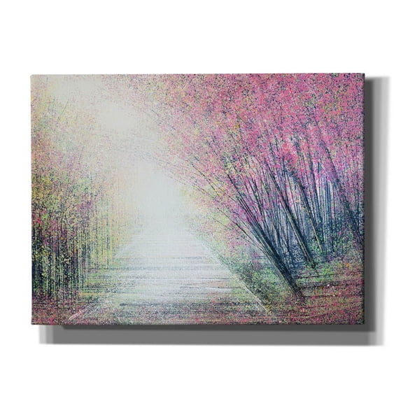 Epic Graffiti 'Forest Path In Spring' by Marc Todd, Canvas Wall Art, 16"x12"