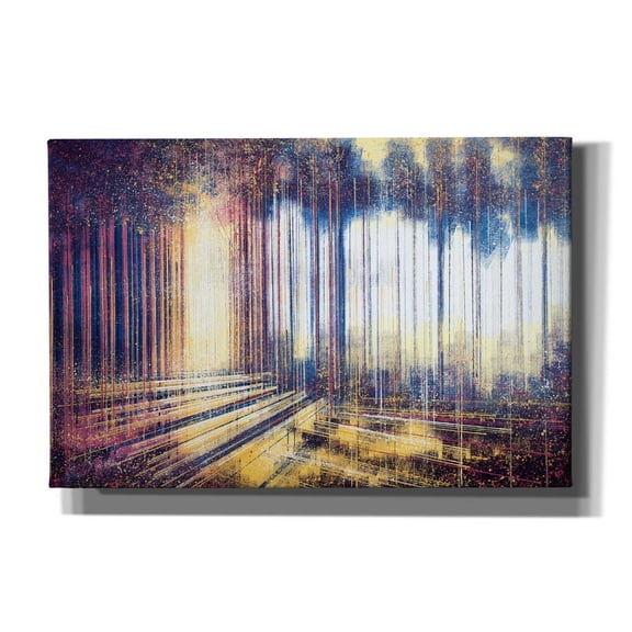 Epic Graffiti 'Forest at Sunset' by Marc Todd, Canvas Wall Art, 18"x12"