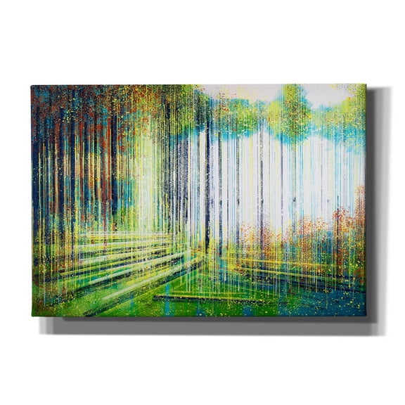 Epic Graffiti 'Forest in Spring' by Marc Todd, Canvas Wall Art, 26"x18"