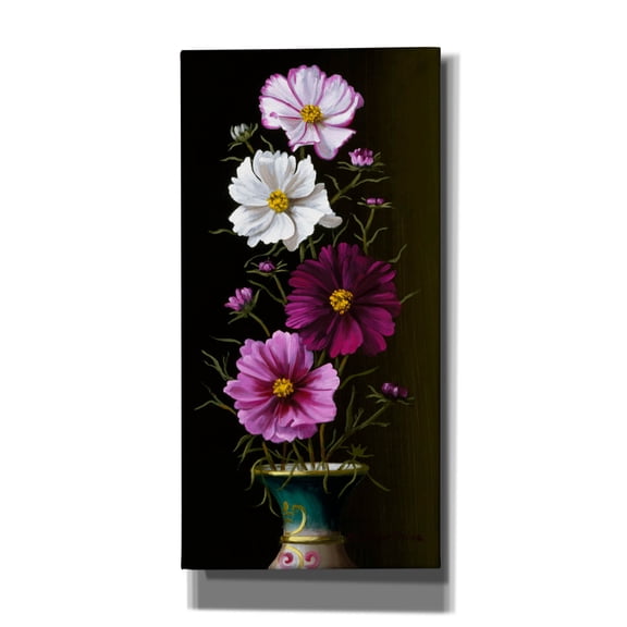 Epic Graffiti 'Four Cosmos' by Christopher Pierce, Canvas Wall Art, 30"x60"