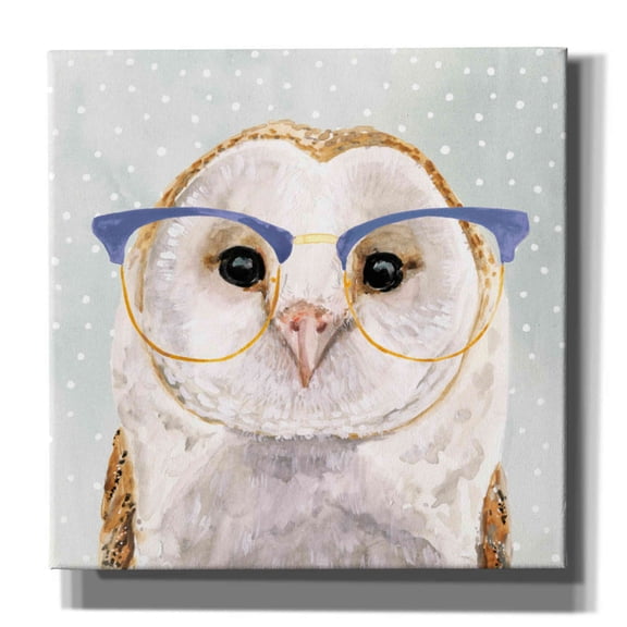 Epic Graffiti 'Four-Eyed Forester II' by Victoria Borges, Canvas Wall Art, 37"x37"