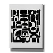 Epic Graffiti 'Fragmented' by Ishita Banerjee Giclee Canvas Wall Art, 26"x34"