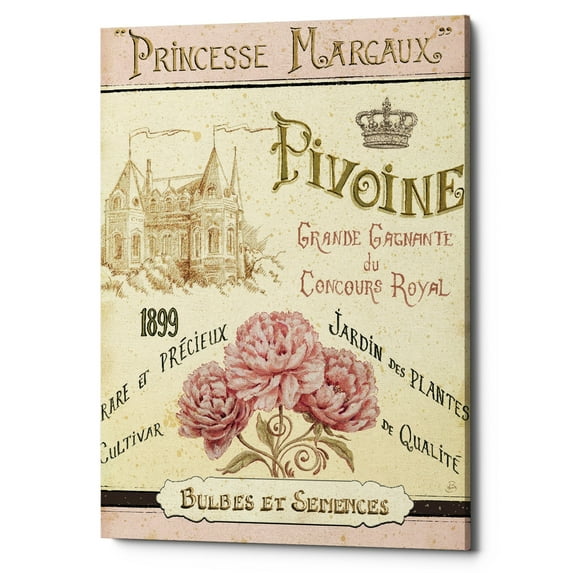 Epic Graffiti 'French Seed Packet III' Canvas Wall Art, 12"x16" 26" x 34"