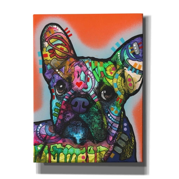 Epic Graffiti 'French' by Dean Russo, Canvas Wall Art, 40"x54"
