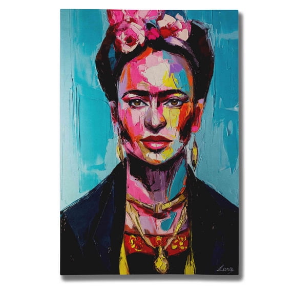 Epic Graffiti 'Frida' Canvas Wall Art, 12"x18"