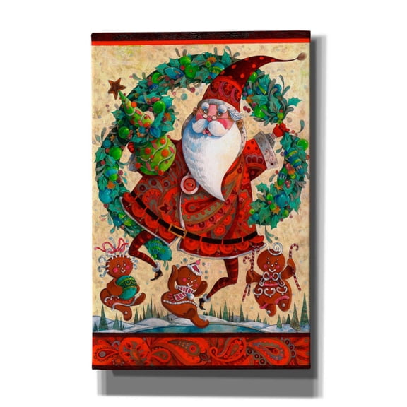 Epic Graffiti 'Frolic' by David Galchutt Canvas Wall Art, 26" x 40"