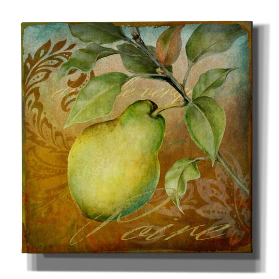 Epic Graffiti 'From The Grove Pear' by Art Licensing Studio Canvas Wall Art, 26" x 26"