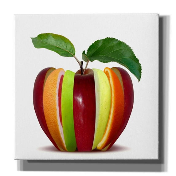 Epic Graffiti 'Fruitfully' by Epic Portfolio, Canvas Wall Art, 37"x37"