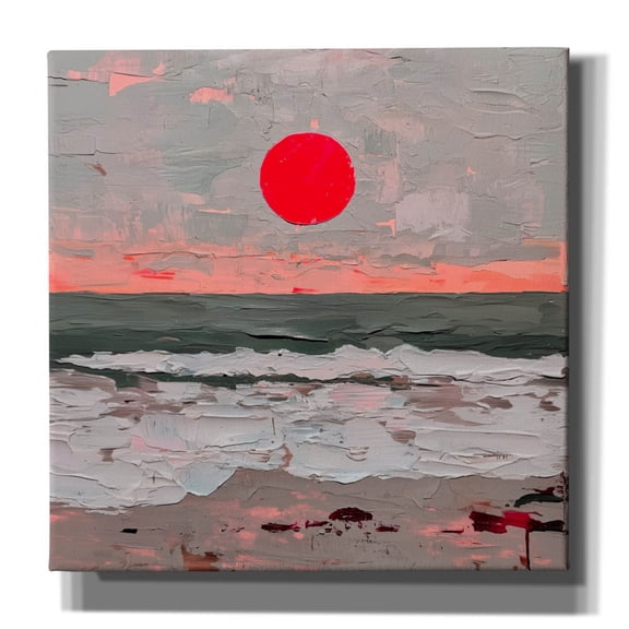 Epic Graffiti 'Fuchsia Sunset' by Svetlana Aleynikova Canvas Wall Art, 18" x 18"