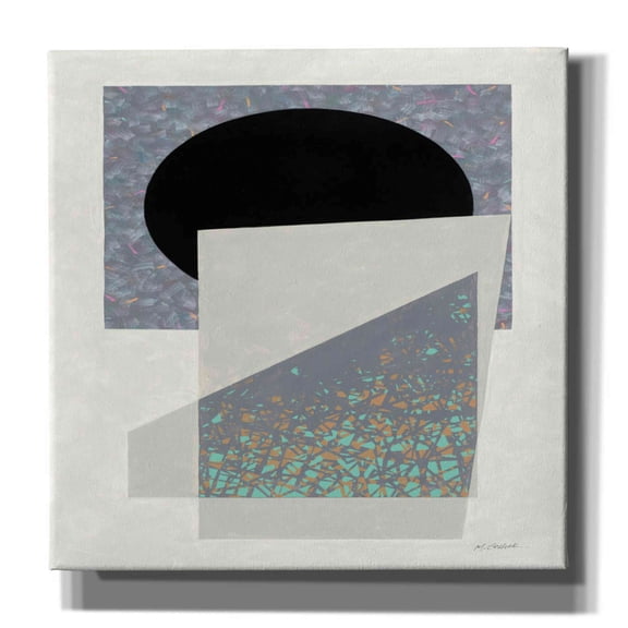 Epic Graffiti 'Full Moon I V2' by Mike Schick, Giclee Canvas Wall Art, 26" x 26"