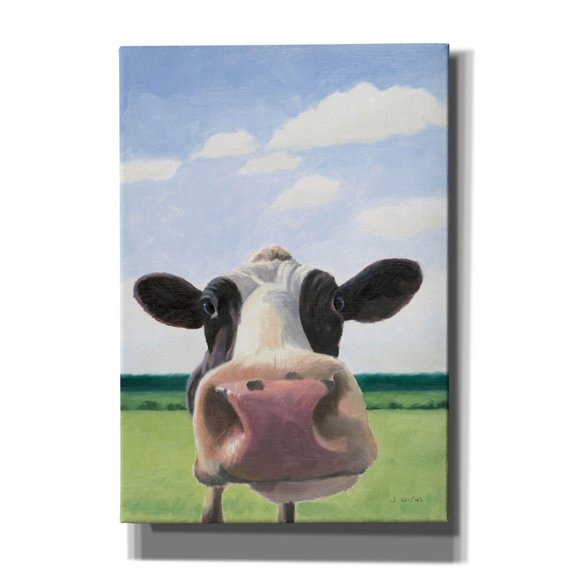 Epic Graffiti 'Funny Cow' by James Wiens Canvas Wall Art, 18" x 26"