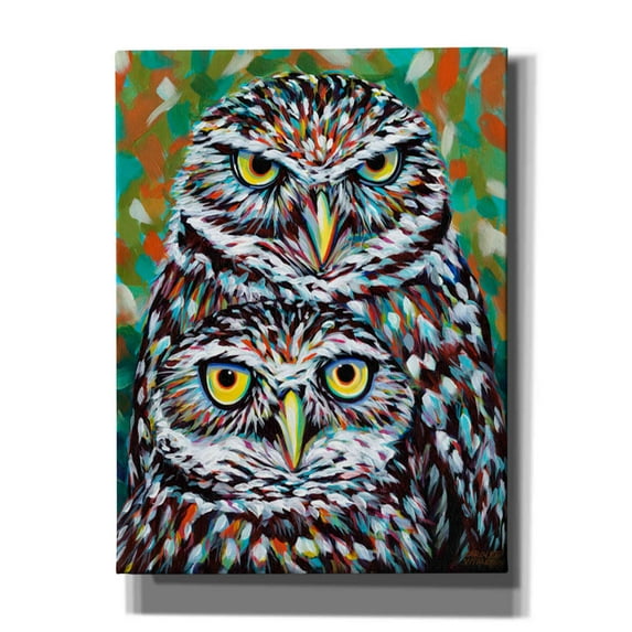 Epic Graffiti 'Furry Feather Friends I' by Carolee Vitaletti Canvas Wall Art, 12"x16"