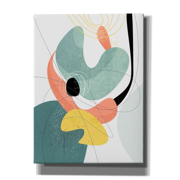 Epic Graffiti 'Galactic 01 - Jupiter' by Ishita Banerjee Giclee Canvas Wall Art, 40"x54"