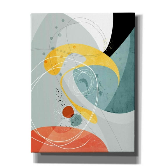 Epic Graffiti 'Galactic 02 - Crossings' by Ishita Banerjee Giclee Canvas Wall Art, 12"x16"