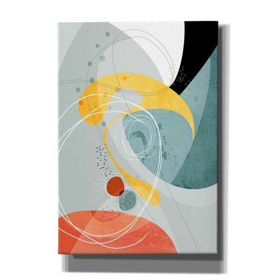 Epic Graffiti 'Galactic 02 - Crossings' by Ishita Banerjee Giclee Canvas Wall Art, 18"x26"