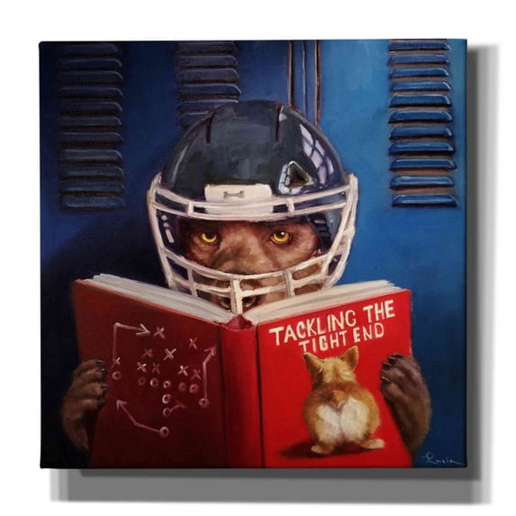 Epic Graffiti 'Game Plan No. 2' by Lucia Heffernan, Canvas Wall Art, 18"x18"