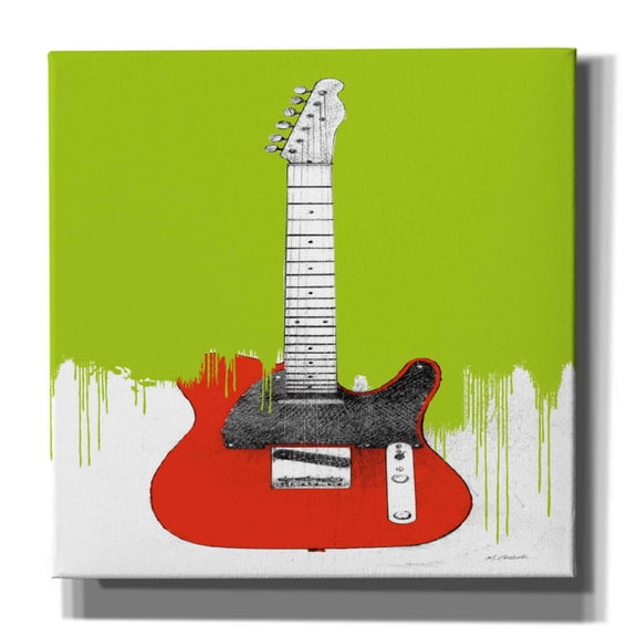 Epic Graffiti 'Garage Band I Paint' by Mike Schick, Giclee Canvas Wall Art, 37" x 37"