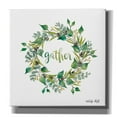 thumbnail image 1 of Epic Graffiti 'Gather Eucalyptus Wreath' by Cindy Jacobs, Canvas Wall Art, 26"x26", 1 of 2