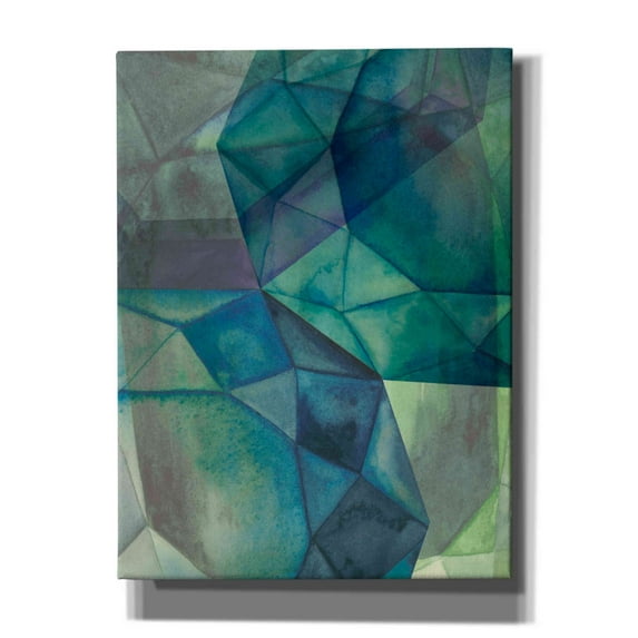 Epic Graffiti 'Gemstones I' by Grace Popp, Canvas Wall Art, 12"x16"
