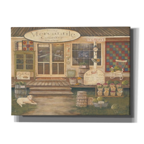 Epic Graffiti 'General Store II' by Pam Britton, Canvas Wall Art, 54"x40"
