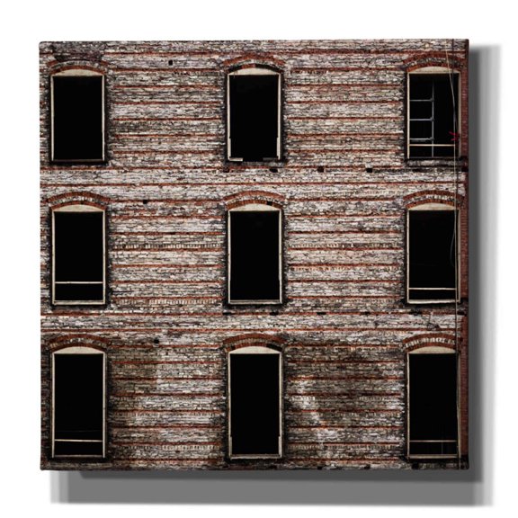 Epic Graffiti 'Geometry No 14 Color Version' by Brian Carson, Giclee Canvas Wall Art, 12"x12"