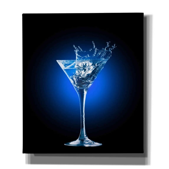 Epic Graffiti 'Gin and Tonic Splash' by Epic Portfolio, Canvas Wall Art, 26"x30"