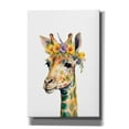 thumbnail image 1 of Epic Graffiti 'Giraffe With Flowers' by Svetlana Aleynikova Canvas Wall Art, 18" x 26", 1 of 8