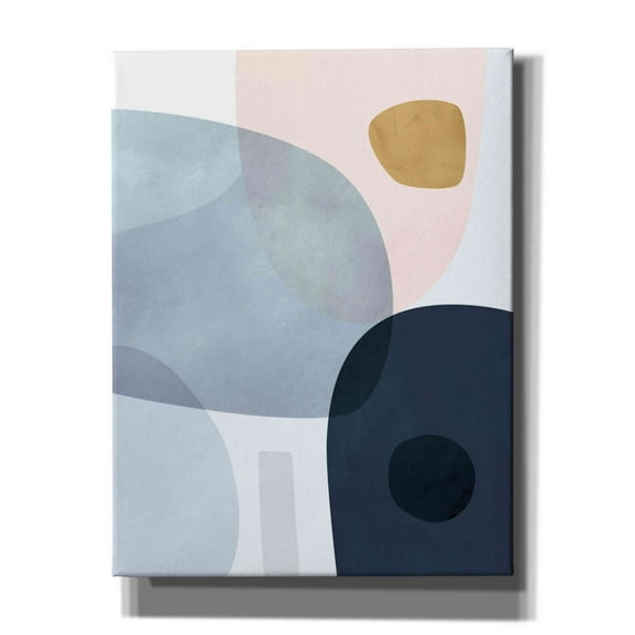 Epic Graffiti 'Gold Monde II' by Grace Popp, Canvas Wall Glass, 26"x34"