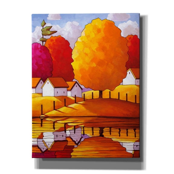Epic Graffiti 'Golden Country Fall' by Cathy Horvath-Buchanan, Canvas Wall Art, 12"x16"